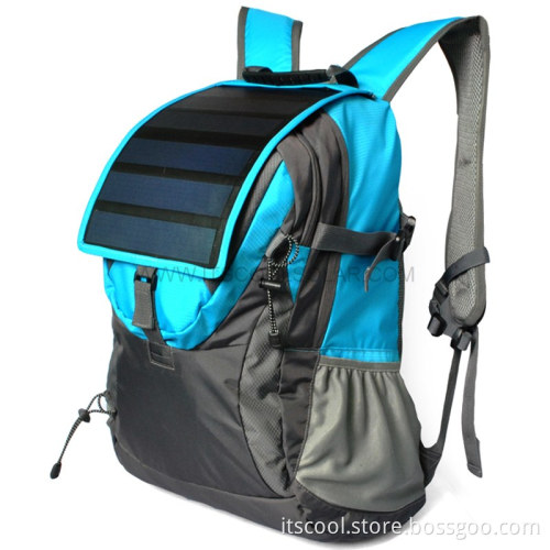 Fashion Outdoor Solar Backpack with Solar Panel Charger